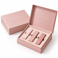 Boîte d'emballage de gloss à lèvres de luxe avec logo personnalisé, tubes de gloss à lèvres vides avec boîte pour maquillage cosmétique.