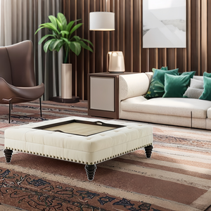 Tùy chỉnh phòng khách hiện đại bàn cà phê với Đá Cẩm Thạch Đầu Gỗ chân vải khay-đồ nội thất nhà hiện đại - Product Image 3