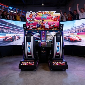 Video Driving Arcade Manufacture Supply Children Adults Coin Operated Racing Car Game <b>Machine</b> - Product Image 4