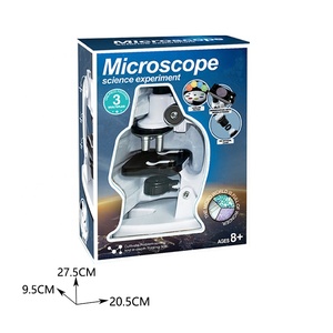 <span class=keywords><strong>Microscope</strong></span> scientifique personnalisé pour enfants Outil d'observation bactérienne de <span class=keywords><strong>microscope</strong></span> de table jouet à grossissement 200/600/1200 X pour enfants - Product Image 4