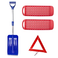 Kit de débosselage de voiture, système d'aide amovible, pour le démontage de la neige, sangles de pneus antidérapants, équipement de survie en hiver, Camping