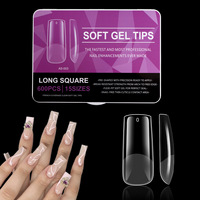 Ongles en acrylique PMMA, faux ongles à presser, couvrance totale, pour la maison ou l'art des ongles professionnel