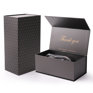 Empaquetado de cartón de caja de botella de vino fino de lujo de diseño personalizado con laminación mate y relieve para whisky y cerveza - Product Image 2