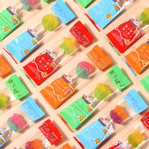 Paletas de Caramelo de <span class=keywords><strong>Dos</strong></span> Colores al por Mayor, Dulces Duros con Sabor a Frutas en Formas Lindas, Deliciosos y Divertidos Dulces en Bolsa - Product Image 3