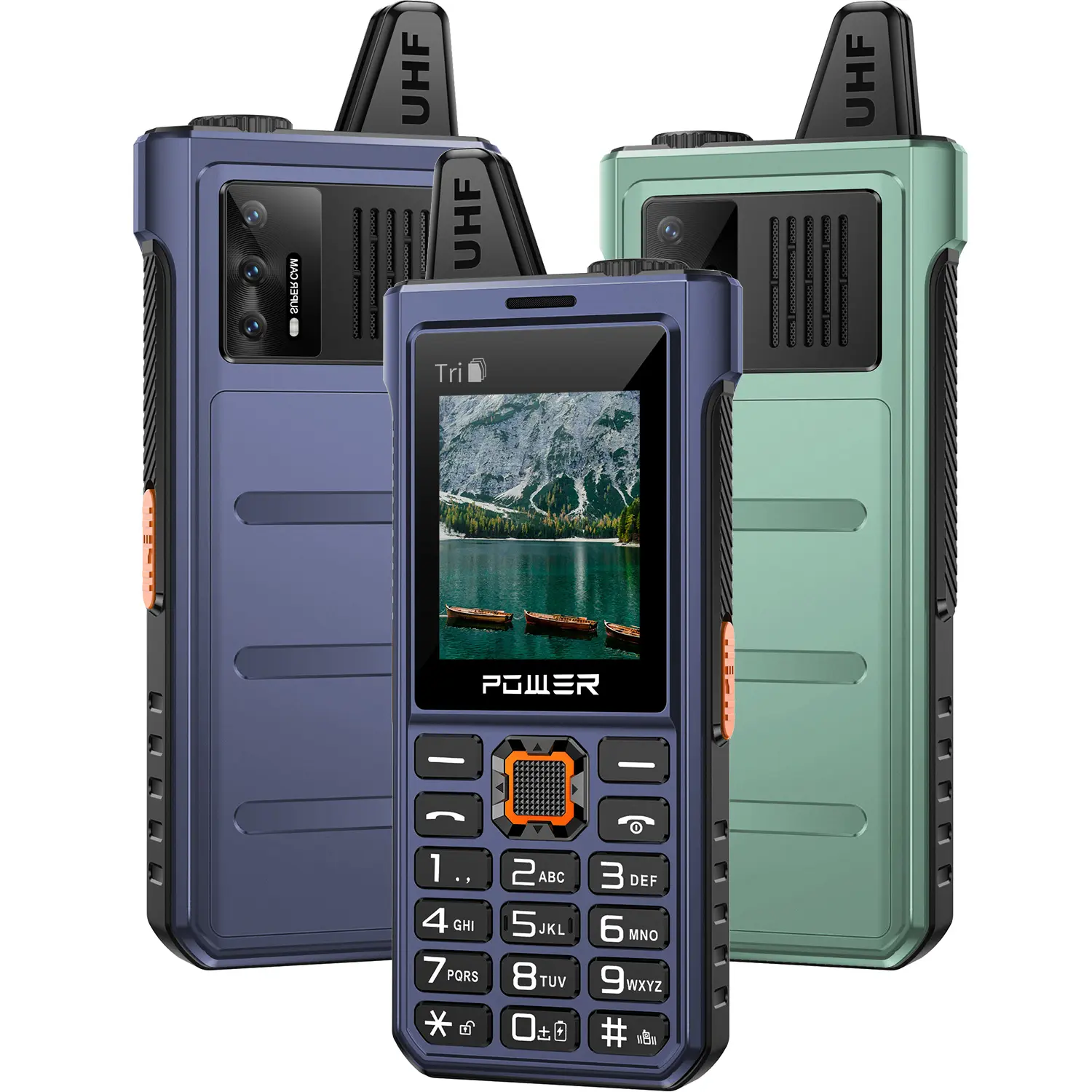 格安2GT1頑丈な電話デュアルSIMフィーチャーフォン防水耐衝撃防塵携帯電話
