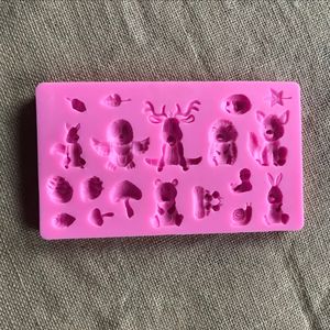 Moule à Fondant en Silicone, figurine d'animal de Zoo, pour bonbons au chocolat, pâte de gomme, en argile polymère, résine - Product Image 5