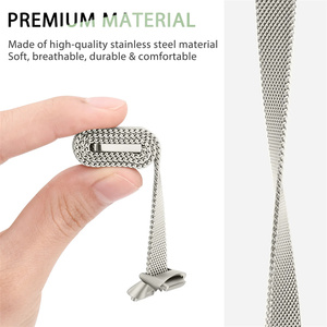 <span class=keywords><strong>Bracelet</strong></span> en maille magnétique pour <span class=keywords><strong>Fitbit</strong></span> <span class=keywords><strong>Inspire</strong></span> 3, <span class=keywords><strong>bracelet</strong></span> de montre en acier inoxydable, boucle milanaise, <span class=keywords><strong>bracelet</strong></span> de poignet Correa - Product Image 3
