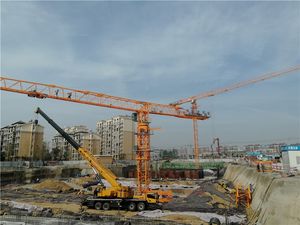 Grúa Torre PT7032 Nueva de 16 Toneladas de Capacidad para la Industria de la Construcción con Componentes Principales: Motor, Engranaje y Rodamiento - Product Image 6