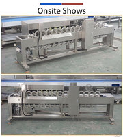 Hoge Efficiëntie Automatische Multi-head Mango Ontpitmachine 40 stuks/min Commerciële Voedselverwerkingsmotor 304 RVS