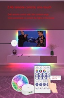 Contrôleur de bande LED RGB RGBW intelligent WiFi UFO DC12-48V, variateur d'intensité, télécommande, application mobile, compatible Alexa et Google, portée de 30 m