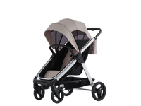 Poussette de chariot légère à double poussoir 2 en 1 pour nouveau-né enfant en bas âge poignée réglable auvent Cargo pliant auvent de voyage