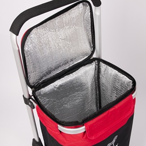 Carrito de compras portátil con aislamiento térmico, <span class=keywords><strong>ruedas</strong></span> con 6 <span class=keywords><strong>ruedas</strong></span> <span class=keywords><strong>grandes</strong></span> y plegables, novedad - Product Image 3