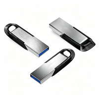 Cadeaux promotionnels, clés USB en métal bon marché, logo personnalisé, clé USB portable personnalisée, 8 Go, 16 Go, clé USB 2.0, 3.0, disque U