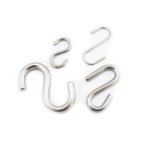 Vente chaude fabricant <span class=keywords><strong>S</strong></span>-<span class=keywords><strong>forme</strong></span> cintre <span class=keywords><strong>crochet</strong></span> 3*30mm à 12*120mm argent acier inoxydable métal <span class=keywords><strong>S</strong></span> <span class=keywords><strong>forme</strong></span> <span class=keywords><strong>crochet</strong></span> connecteur pour accrocher - Product Image 6