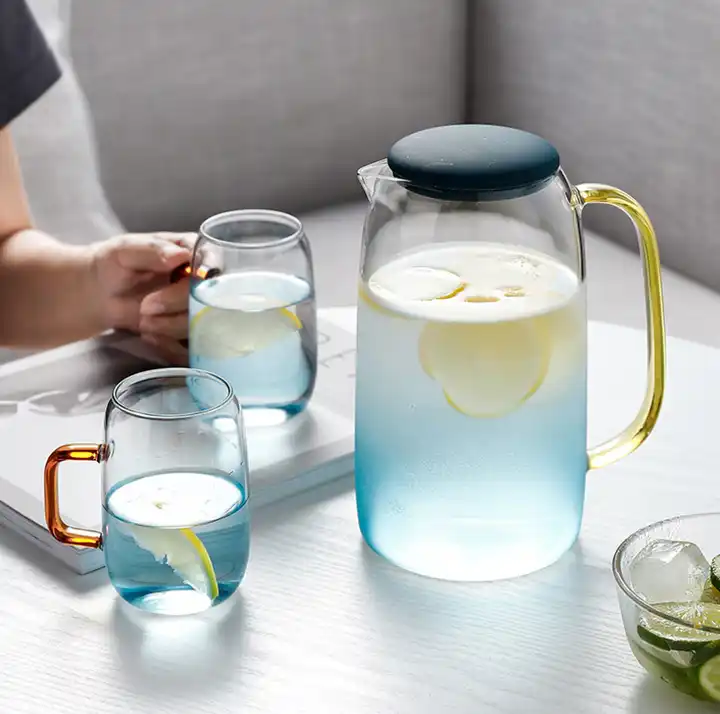 Glass Water Carafe Lid, Glass Pitcher Water Kettle