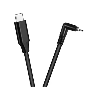 90 Degree L-Shaped PVC Plastic USB Type-C To Type-C Fast Charging Cable 1M 1.5M 2M With USB 3.0 Connector Elbow Data Cable