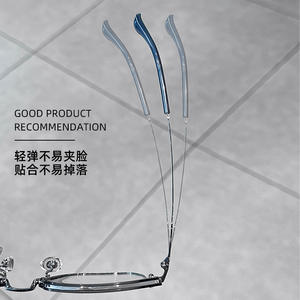 Gafas Ópticas de Moda Danyang para Hombre, Montura Cuadrada de Titanio M23 26, Lentes de Plástico Medianas, Puente Nasal Estándar - Product Image 1