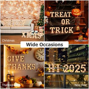 Numeri Luminosi a LED a Batteria, Numero 5 Illuminato, per Feste di Compleanno, Laurea, Anniversario, Baby Shower, Decorazione Murale - Product Image 4