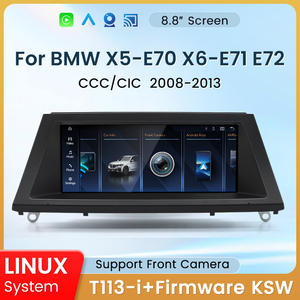 HFmidia 2026 New Linux <b>System</b> 8.8inch For BMW X5 X6 E70 E71 <b>Wireless</b> CarPlay Auto Car Video Players KSW - Product Image 2