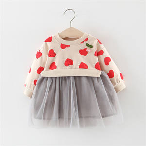 Marques de vêtements pour enfants en Inde : Robes de princesse fantaisie pour filles, longueur genou, collection printemps, modèles simples, noms de boutiques de Shanghai - Product Image 4