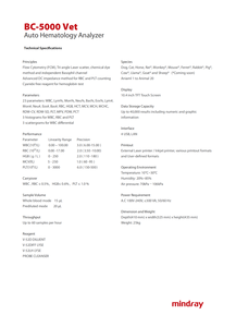 نظام تحليل الدم الأوتوماتيكي ميندراي <span class=keywords><strong>BC</strong></span>-5000Vet للحيوانات، محلل أمراض الدم البيطري - Product Image 4