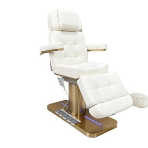 Kisen Nueva Cama de Belleza con Colchón Suave, Silla para Pestañas, Cama Eléctrica para Tatuajes, Silla Ajustable Personalizada con Control de Pie - Product Image 1