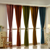 Rideau en velours de haute qualité direct d'usine tissu de rideaux en velours de salon en gros