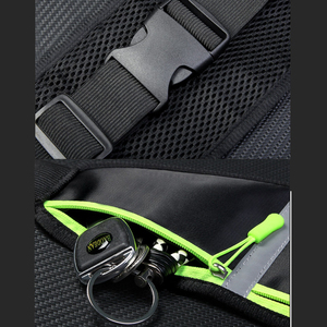 QXMOVING Ceinture de sport pour femmes Sac banane étanche avec motif de lettre pour courir le support de téléphone - Product Image 4