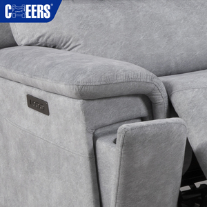 MANWAH CHEERS Nieuwe Design Woonkamerbanken Waterdichte Stof Elektrische Relaxfauteuil Hoekbank <span class=keywords><strong>Massage</strong></span> en Opbergfunctie - Product Image 5