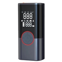 Gonfleur de pneu de voiture portable affichage numérique alimentation de démarrage d'urgence sans fil avec matériau ABS 14.8V