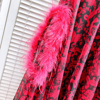 Nouvelle Robe Longue Décontractée Femme Printemps Été, Manches Chauve-Souris Amples, Imprimé Fleurs et Plumes, Style Urbain Vintage