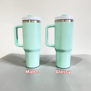 Tự làm chân không cách nhiệt du lịch cà phê Mug trống thăng hoa 40oz màu Tumbler với nắp và rơm chân không cách nhiệt cắm trại cup - Product Image 3