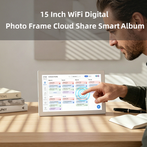 Album numérique à <span class=keywords><strong>grand</strong></span> écran de 15 pouces, système intelligent cloud, lecture multimédia, <span class=keywords><strong>cadre</strong></span> photo numérique - Product Image 1
