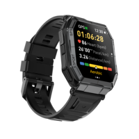 Montre connectée robuste K78 avec batterie 1000 mAh, écran Ultra HD 1,95 pouces, GPS et suivi de trajet multi-systèmes – Vente en gros