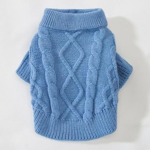 O inverno morno gola alta malha camisola do cão macia e confortável lã cão roupa clássica Design Pet Clothing - Product Image 6