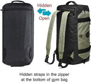 Muestra gratuita de bolsa deportiva de viaje fabricada en China con tres compartimentos ajustables para zapatos y múltiples usos como bolsa de viaje. - Product Image 3