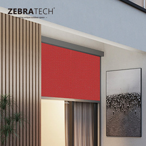 <span class=keywords><strong>Tenda</strong></span> a <span class=keywords><strong>Rullo</strong></span> Elettrica Ziptrack da Esterno Impermeabile, <span class=keywords><strong>Tenda</strong></span> Avvolgibile a Cerniera per Ombreggiatura - Product Image 2