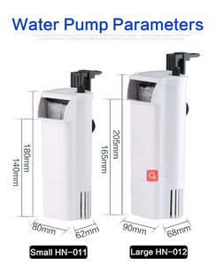 3-trong-1 hình chữ nhật nhựa lọc nước bơm cho Aquarium Fish Tank & Mini rùa Tank thấp mực nước Thác Lọc - Product Image 4