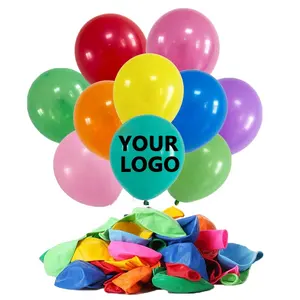 Promotional Advertising 12 inch custom logo printed latex balloons