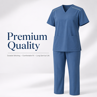 Ensemble de blouses médicales modernes à col mandarin et demi-zip, pantalon jogger personnalisé avec logo, uniforme d'infirmière grande taille, tenue de travail hospitalière