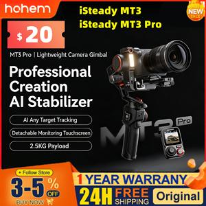 New Mt3/mt3 Pro Ai <b>Camera</b> <b>Gimbal</b> Target Tracking 2.5kg Payload Touch Screen Dslm/phone/action Ai Target Tracking Precisely - Product Image 3