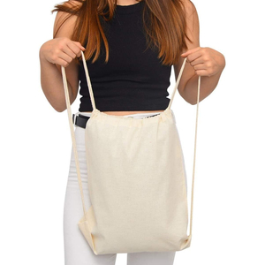 ถุงผ้าฝ้ายแบบมีเชือกผูกสำหรับบรรจุภัณฑ์รักษ์โลก การขายปลีก และแคมเปญส่งเสริมการขาย - Product Image 3