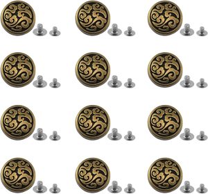 <b>PCS</b> MM <b>Mini</b> Alloy Screw Buckle Antique Bronze Luggage And Leather Goods Decorative Fastening Buckle Used For Decorating Hats Sli - Product Image 3