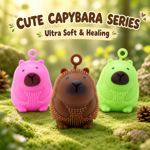 Juguete Blandito de Capibara Kawaii, Pelota Sensorial Ultra Suave para Apretar, Juguete Antiestrés para Niños, Recuerdos de Fiesta - Product Image 2