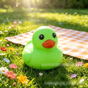 Pato Gigante de Ruibarbo para Apretar, Juguete Musical de Rebote Lento, Alivia el Estrés y Ventila la Energía, Herramienta Divina para Apretar - Product Image 4