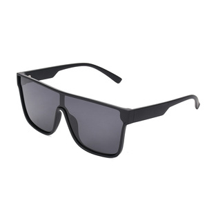 Lunettes de soleil Shield à monture intégrale, verres polarisés, protection UV 100%, style unisexe pour adultes, sports de plein air - Product Image 1