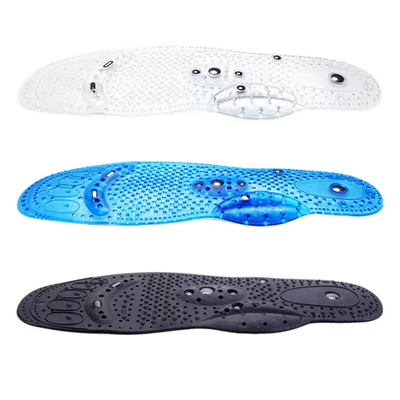 Unisex Gel Orthotic Sport Shoe Pad / Arch Support Insoles / Cushion Insert Magnetic Insoles(8 magnets)