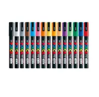 Wholesale Uni Posca Acrylic Paint Stroke Marker Pens Set Plumones
