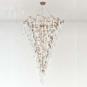 Branches <b>Decorative</b> <b>Lighting</b> Villa Room Stair Hotel Lobby Custom Crystal Large Chandeliers for High Ceilings - Product Image 4