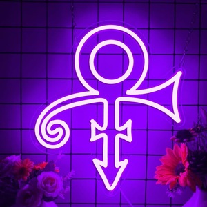 <span class=keywords><strong>Prince</strong></span> Purple Symbol Neon Signs USB Powered Regulable Music <span class=keywords><strong>Singer</strong></span> para Love Sign para dormitorio Man Cave Music Studio Party Birthday - Product Image 1